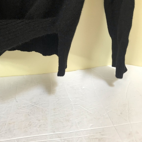 Jones New York NEW 100% Cashmere Sweater Cowl Shawl Collar Ribbed Minimalist P L - Picture 15 of 15